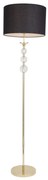 Lampadar design elegant REA negru/auriu