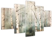 Tablou - Desenarea unui model de pădure (150x105 cm)