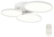 Lustră LED aplicată dimabilă LED/50W/230V albă Top Light + telecomandă