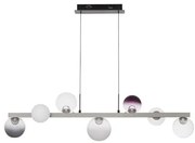 Lustra LED globuri sticla colorata SILENZIO