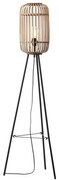 Brilliant - Lampă de podea WOODROW, 1xE27/60W/230V, din bambus