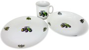 Set de masă pentru copii din 3 piese Thun Tractornou