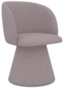 Scaun de sufragerie mov lavandă tapițat Maia – Makamii