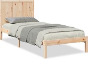 vidaXL Cadru pat foarte lung fără saltea, 100x210 cm, lemn masiv