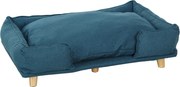 PawHut Canapea pentru Câini până la 30 kg cu Pernă Detașabilă, 96x66x24 cm, Albastru | Aosom Romania