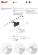 Redo 01-3085 - Lampă LED pentru tablou STEAM, 12 W, 230 V, 59,5 cm, albă