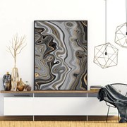 Poster - Abstracție cu linii (A4)