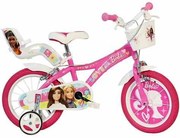 BICICLETA COPII 14" - BARBIE ROZ - DINO BIKES (614G-02BA)
