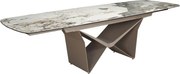 Masa extensibila deosebita design LUX Marble 200-290x100cm