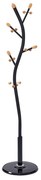 Suport de haine din metal Sadik, negru, 175 cm