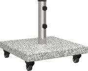 vidaXL Bază pentru umbrelă Gri 45 x 45 x 45 cm Granit