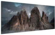 Tablou - Trei Dinți, Dolomiți Italieni (120x50 cm)