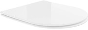 Mexen capac WC cu cădere lentă slim, duroplast, alb lucios - 39040100