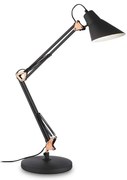 Ideal lux - Lampa de masa 1xE27/42W/230V negru