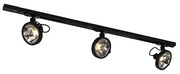 Sistem de șine cu 3 spoturi negre monofazate - Go