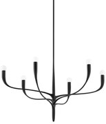 Candelabru LUX design elegant LABRA cu 6 surse de lumina 9606-AI-CE HVL