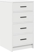 vidaXL Bufet cu sertar Alb 40 x 41 x 75 cm Lemn compozit