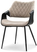Scaun Rolf K (bej + negru). Promo -22%. 1111248