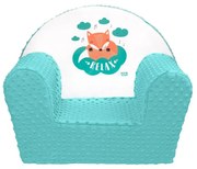 Fotoliu New Baby Minky Fox mint , 42 x 53 cm