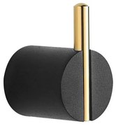 Mexen Aron cârlig pentru prosop, negru/auriu- 7088135-57