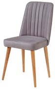 Scaun de sufragerie Stormi Grey and Atlantic Pine