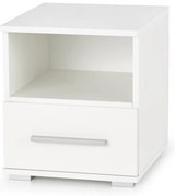 Noptiera Lima SN-1 alb/alb L39 cm