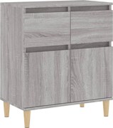 vidaXL Servantă, sonoma gri, 60x35x70 cm, lemn prelucrat