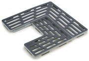 Set 2 covorașe antiaderente pentru chiuvetă Joseph Joseph Sink Saver, gri