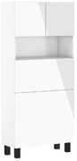 Masă PC Home (alb lucios). Promo -7%. 1124933