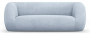 Canapea albastru-deschis cu tapițerie din stofă bouclé 210 cm Essen – Cosmopolitan Design