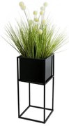 Suport pentru flori 50x24 cm, negru