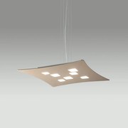 Lustra suspendata moderna ISOTTA 62x69cm, alb sau gri