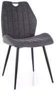 Scaun Arco gri inchis/negru Brego18