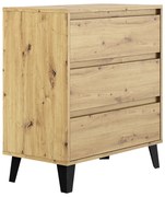 Comoda BOGAN 3S70, stejar artisan