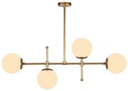 Lustră Squid Lighting Kruva, înălțime 57 cm, auriu