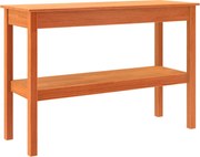 vidaXL Masă de consolă Maro ceară 110 x 40 x 75 cm Lemn masiv de pin