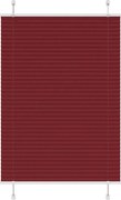 vidaXL Jaluzea plisată Bordeaux Roșu 85x150 cm Lățime țesătură 84,4 cm