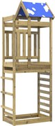 vidaXL Turn de joacă Maro 85 x 52,5 x 239 cm Lemn impregnate solid