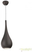 Pendul stil modern diam.20cm DROP negru