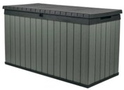 Cutie de depozitare Darwin pentru grădină cu separator 570L verde