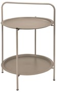 Masuta metalica VARIO diametru 50 cm, bej