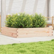 vidaXL Jardinieră de grădină, 110x110x23 cm, lemn masiv de pin