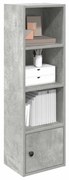 vidaXL Bibliotecă, gri beton, 31x24x102 cm, lemn prelucrat