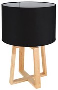 Globo 21621B - Lampă de masă MORITZ 1xE14/40W/230V negru