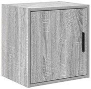 vidaXL Dulap de perete de garaj din lemn de stratificat gri Sonoma