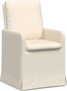 vidaXL Scaune de dining 2 pcs Bej 57 x 67 x 98 cm in