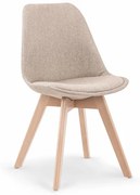 Scaun textil K303 bej - H 83 cm
