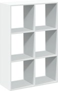 vidaXL Bibliotecă/separator cameră alb 69,5x29x103,5 cm lemn prelucrat