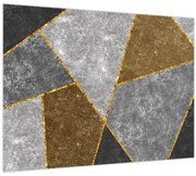 Tablou pe sticlă - Imitarea materialelor (70x50 cm)