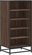 vidaXL Suport pantofi Stejar maro 48x38x97,5 cm Lemn prelucrat